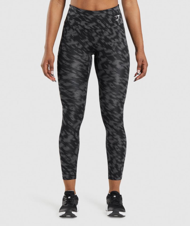 Women\'s Gymshark Training Leggings Black | NZ 0UIKSX